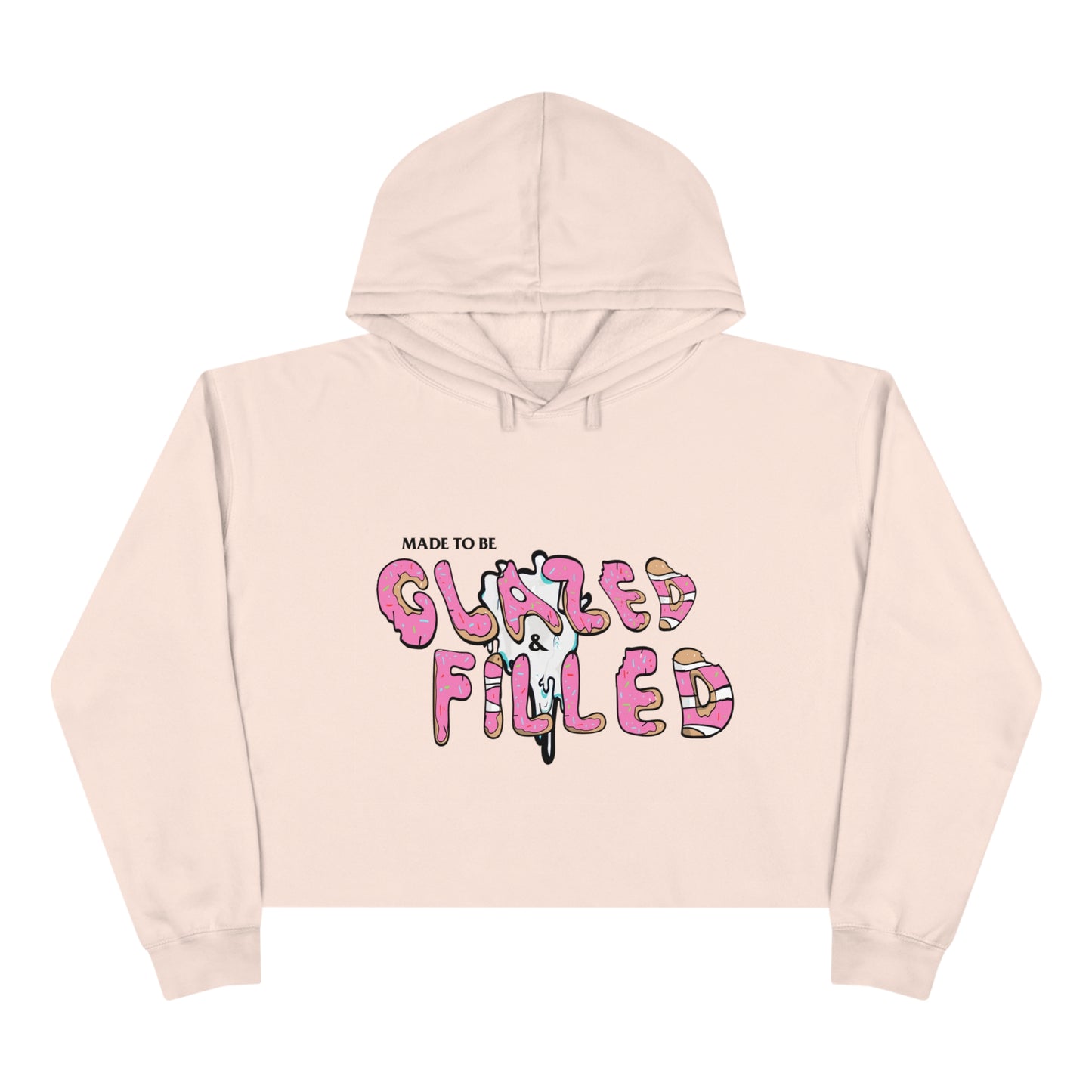 Glazed and Confused | Cropped Hoodie