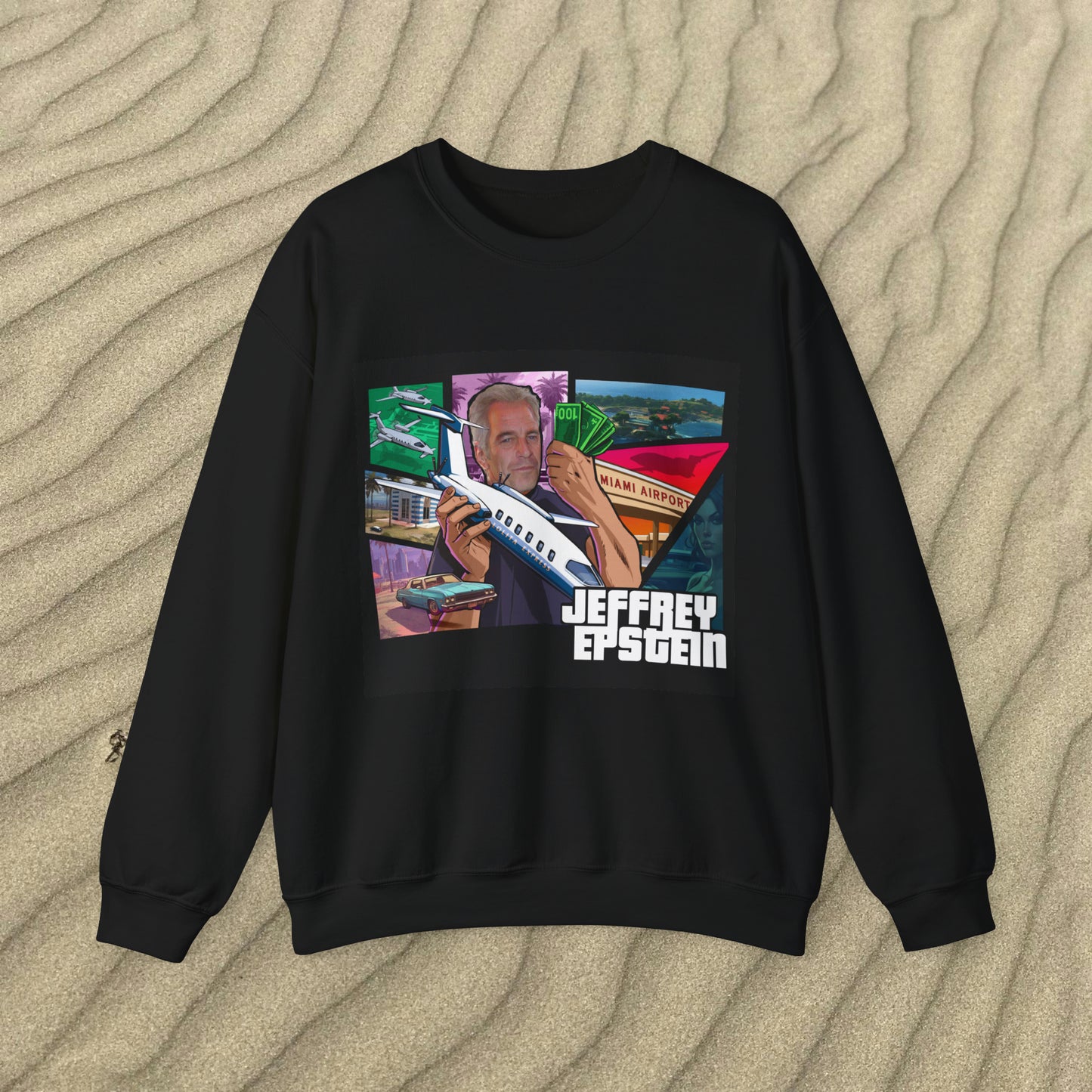 Grand Theft Epstein | Crewneck Sweatshirt