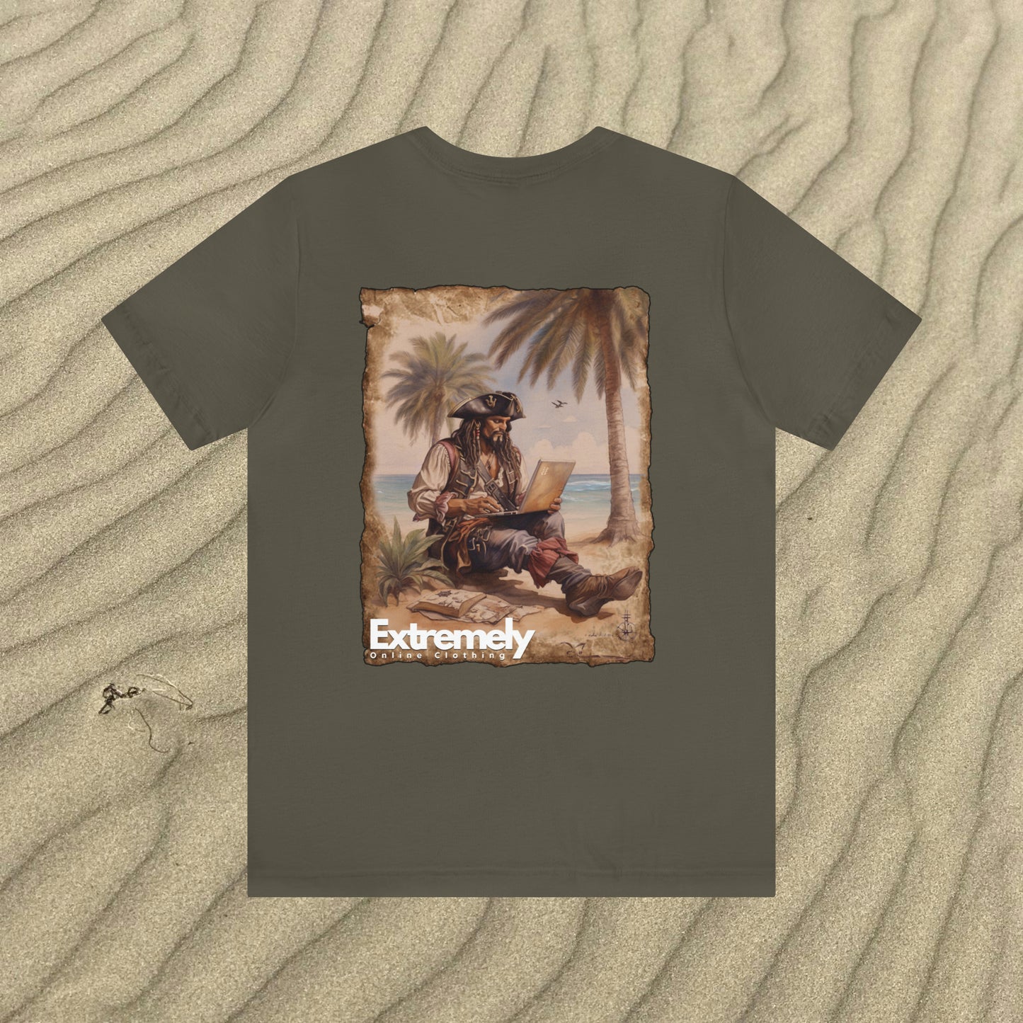 Extremely Online Pirate | Short Sleeve Tee