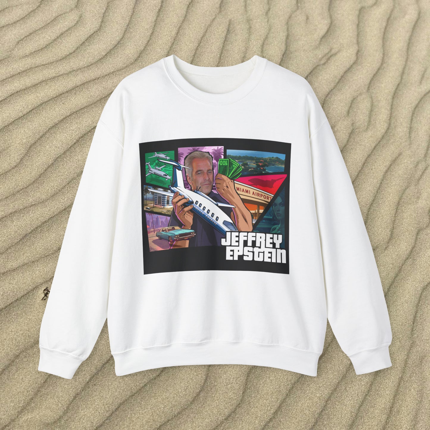 Grand Theft Epstein | Crewneck Sweatshirt