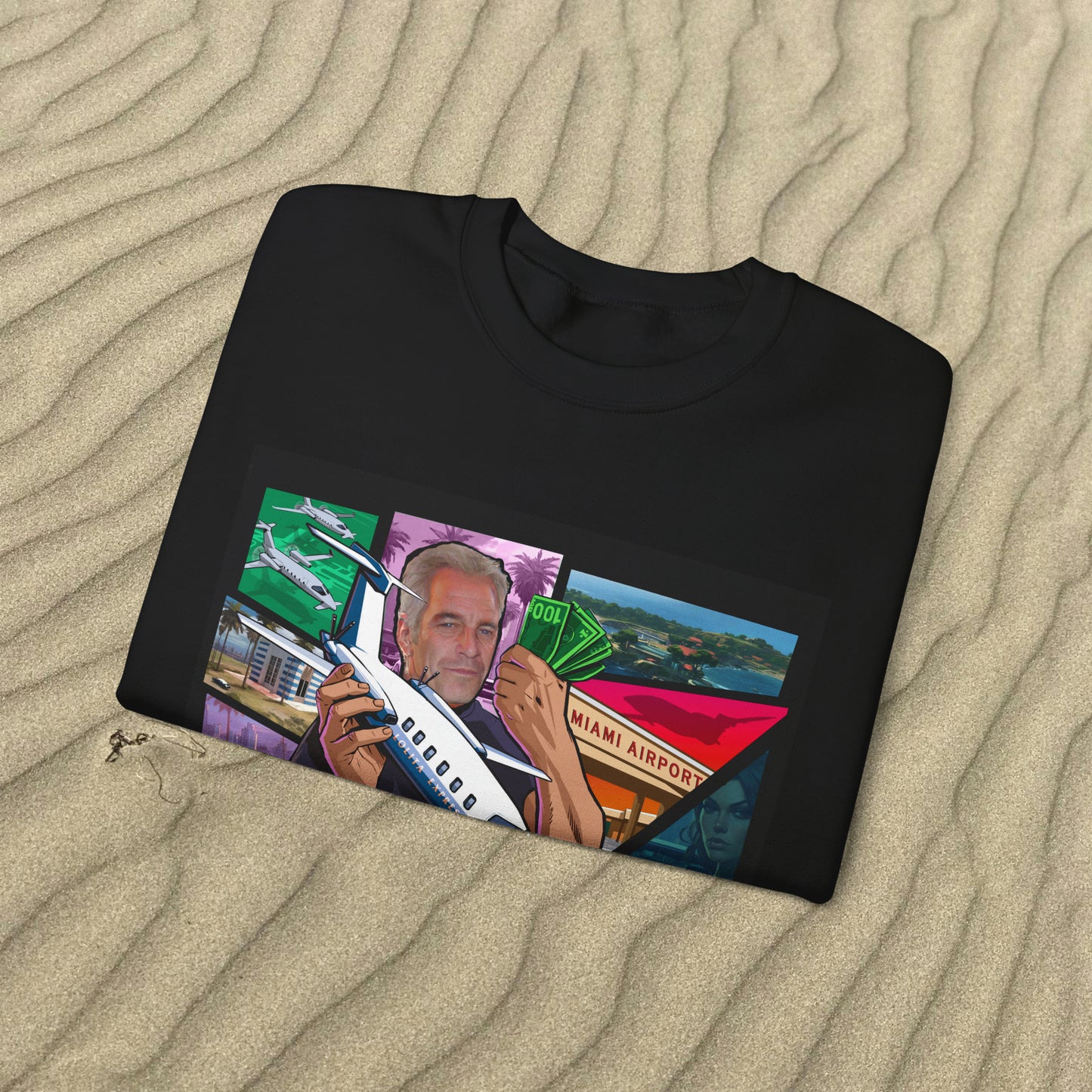 Grand Theft Epstein | Crewneck Sweatshirt