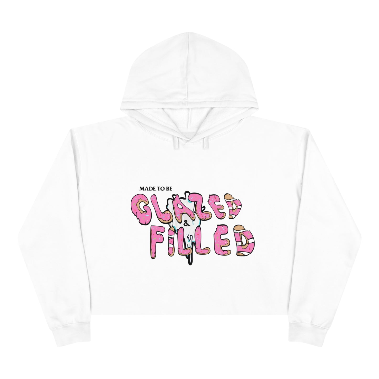 Glazed and Confused | Cropped Hoodie