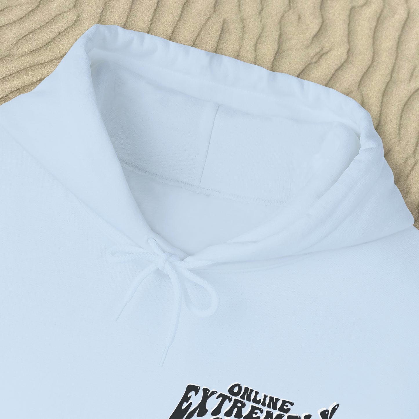 Extremely Online Waves | Hooded Sweatshirt