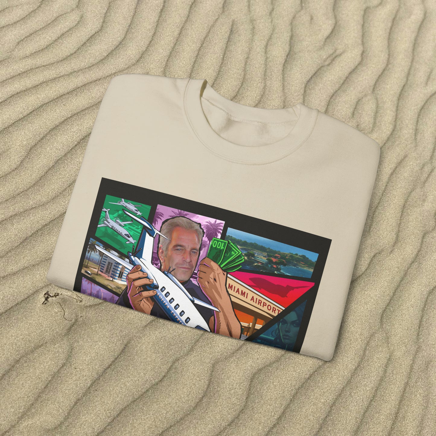 Grand Theft Epstein | Crewneck Sweatshirt