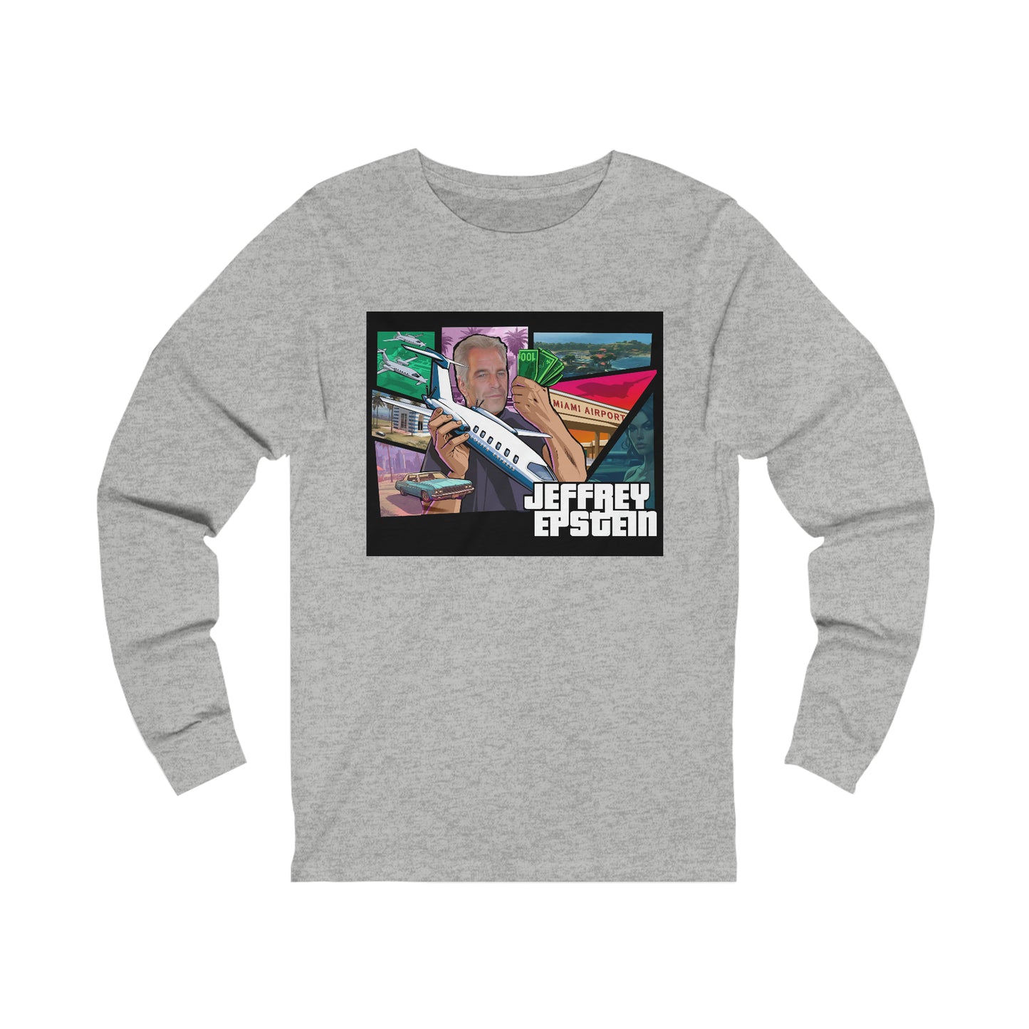 Grand Theft Epstein | Long Sleeve Tee