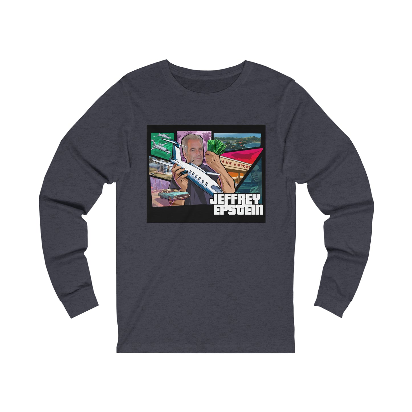 Grand Theft Epstein | Long Sleeve Tee