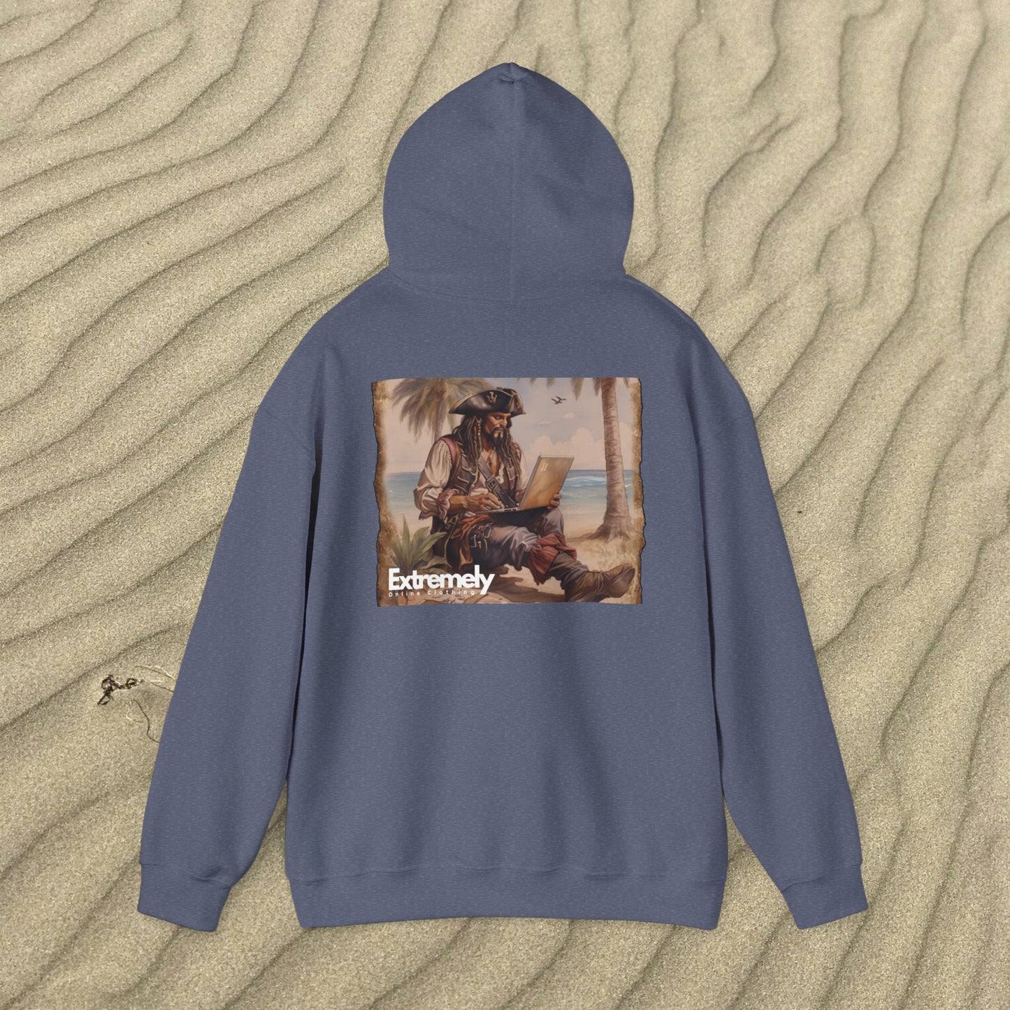 Extremely Online Pirate | Hooded Sweatshirt