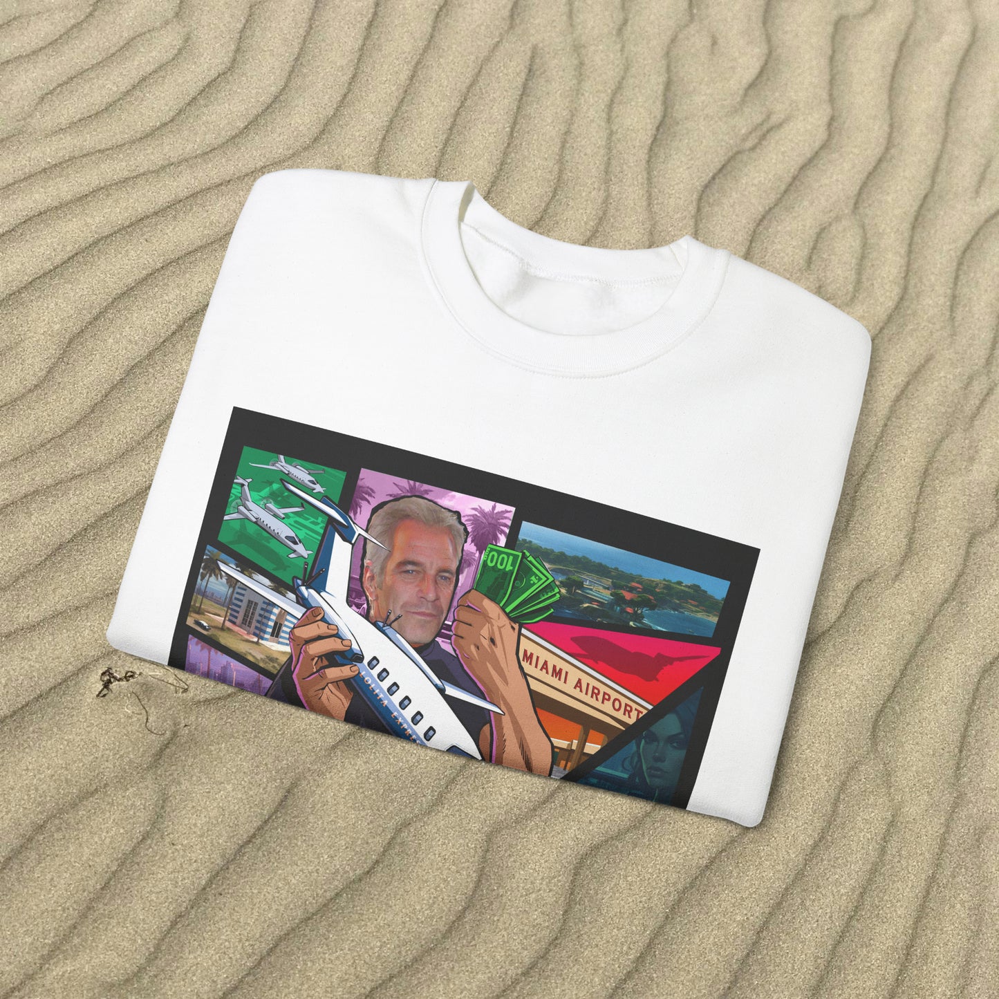 Grand Theft Epstein | Crewneck Sweatshirt