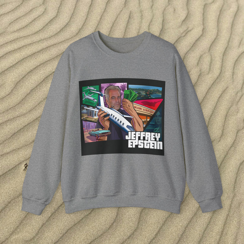 Grand Theft Epstein | Crewneck Sweatshirt